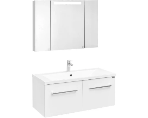 Комплект мебели белый глянец 100,2 см Акватон Мадрид 1A128001MA010 + 1A723031AG010 + 1A111602MA010