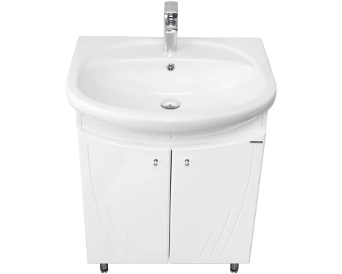 Комплект мебели белый глянец 66,5 см Акватон Минима 1A104201MN010 + 1WH110174 + 1A000502MN010