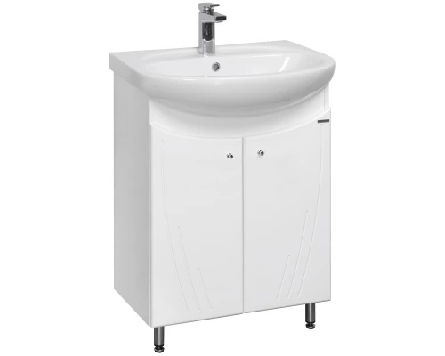 Комплект мебели белый глянец 66,5 см Акватон Минима 1A104201MN010 + 1WH110174 + 1A000502MN010