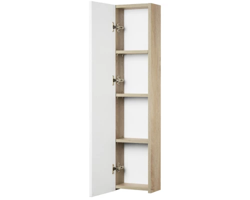 Комплект мебели дуб эндгрейн/белый матовый 80 см Акватон Мишель 1A244501MIX40 + 1A253003MIX40 + 1AX169WBXX000 + 1A253902MIX40 + 1A244303MIX40