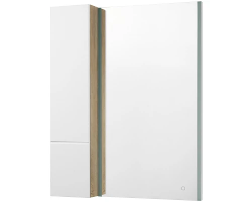 Комплект мебели дуб эндгрейн/белый матовый 80 см Акватон Мишель 1A244501MIX40 + 1A253003MIX40 + 1AX169WBXX000 + 1A253902MIX40 + 1A244303MIX40