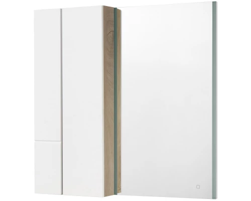 Комплект мебели дуб эндгрейн/белый матовый 100 см Акватон Мишель 1A244101MIX40 + 732700B000 +  1A253303MIX40 + 1A253902MIX40 + 1A244203MIX40