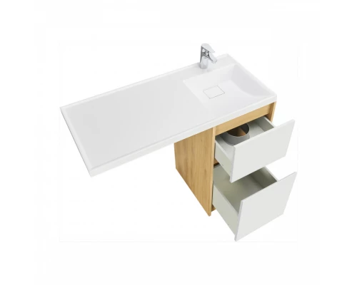 Тумба без фасада ЛОНДРИ 40 (под раковину ЛОНДРИ 105), под с/маш., дуб сантана