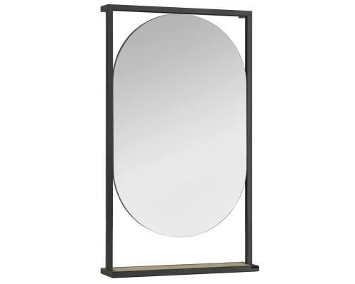 Зеркало 52x90 см дуб кантри/черный Акватон Лофт Фабрик 1A242502LTDY0