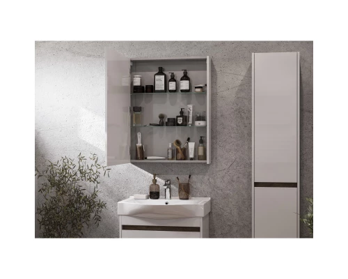 Комплект мебели белый глянец/дуб эндгрейн 65 см Акватон Нортон 1A248801NT010 + 1WH302501 + 1A249102NT010