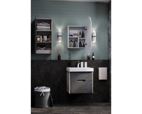 Комплект мебели грей/дуб ойстер 55 см Акватон Оливия 1A254201OLUG0 + 1WH501620 + 1A254502OL010