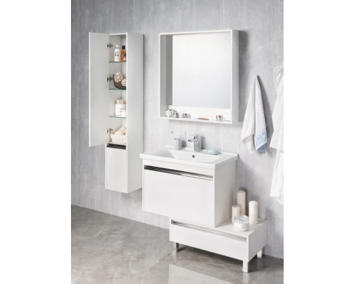 Комплект мебели белый глянец 80 см Акватон Капри 1A230201KP010 + 1WH302251 + 1A230402KP010