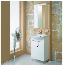 Комплект мебели белый глянец 50,5 см Акватон Панда 1A053701PD010 + 1WH110171 + 1A007402PD01L110171/1A007402PD01L