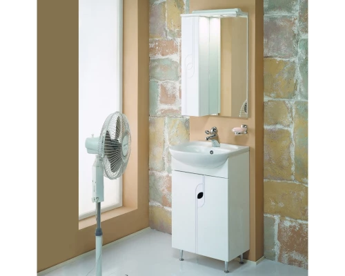 Комплект мебели белый глянец 50,5 см Акватон Панда 1A053701PD010 + 1WH110171 + 1A007402PD01L110171/1A007402PD01L