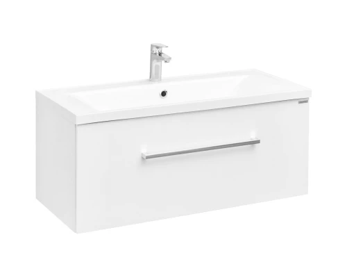 Комплект мебели белый глянец 100 см Акватон Мадрид 1A126901MA010 + 1A70473KPR010 + 1A111602MA010