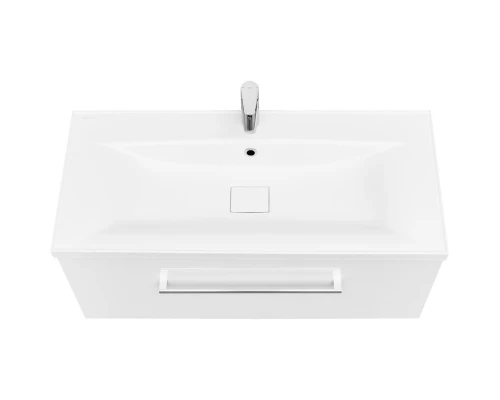 Комплект мебели белый глянец 100 см Акватон Мадрид 1A126901MA010 + 1A70473KPR010 + 1A111602MA010