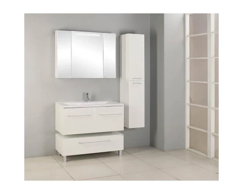 Комплект мебели белый глянец 100,2 см Акватон Мадрид 1A128001MA010 + 1A723031AG010 + 1A111602MA010