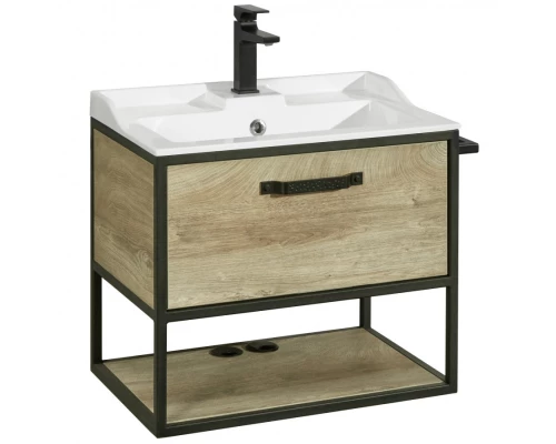 Тумба ЛОФТ ФАБРИК 65, дуб эндгрейн (под раковину ФАБИА 65, ОДРИ Round 62, ОДРИ Soft 42)