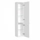 Шкаф-колонна БЕВЕРЛИ 34, подвесная, правая, белая