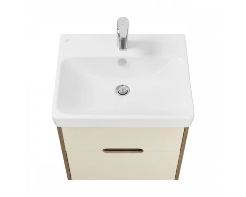 Тумба ОЛИВИЯ 55, бежевая, дуб велл (под раковину АДРИАНА 55)