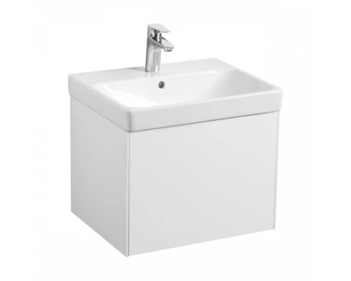 Тумба АСТИ 55, белый матовый/белый глянец  (под раковину АДРИАНА 55)