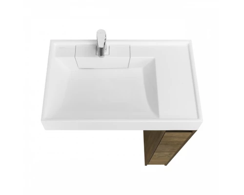 Тумба без фасада ЛОНДРИ 20 (под раковину РЕЙН 80), под с/маш., дуб кантри