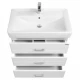 Тумба АМЕРИНА 80 М, белая (под раковину ТИГОДА 80)