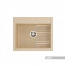 Мойка для кухни  Делия 60 602х517х218 мм, латте
