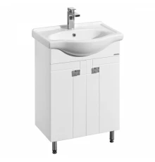 Тумба ФИДЖИ 60, белая (под раковину СЕЛИГЕР 60)