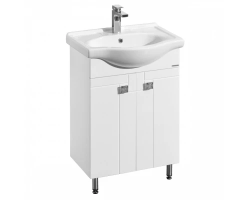 Тумба ФИДЖИ 60, белая (под раковину СЕЛИГЕР 60)
