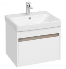 Тумба белый глянец/ясень шимо 53,2 см Акватон Марти 1A263201MY010