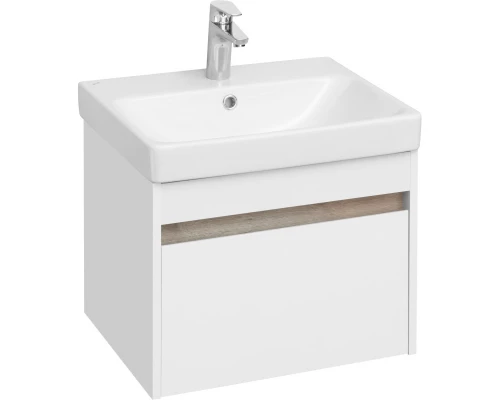 Тумба белый глянец/ясень шимо 53,2 см Акватон Марти 1A263201MY010