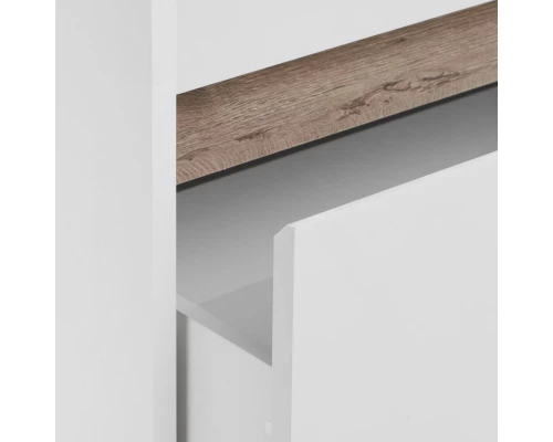 Тумба белый глянец/ясень шимо 53,2 см Акватон Марти 1A263201MY010