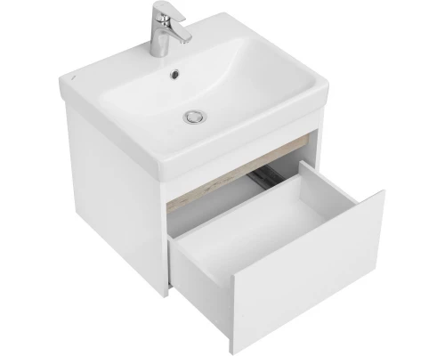 Тумба белый глянец/ясень шимо 53,2 см Акватон Марти 1A263201MY010