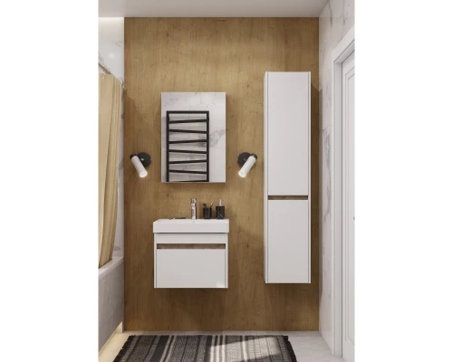 Тумба белый глянец/ясень шимо 53,2 см Акватон Марти 1A263201MY010