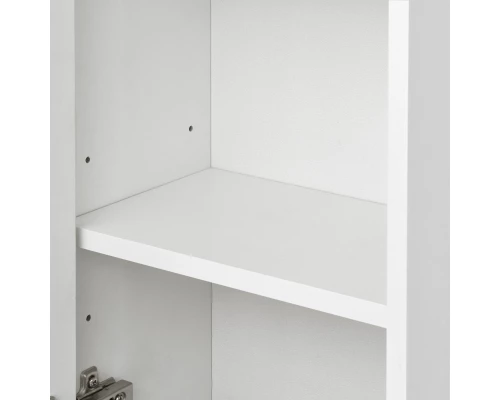 Шкаф одностворчатый 35x80 см белый глянец/дуб эндгрейн L/R Акватон Марти 1A270203MY010