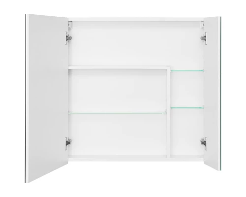 Зеркальный шкаф 70x70 см белый глянец Акватон Асти 1A263402AX010