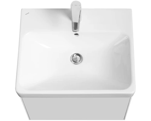 Тумба белый глянец/белый матовый 53,2 см Акватон Асти 1A263101AX2B0