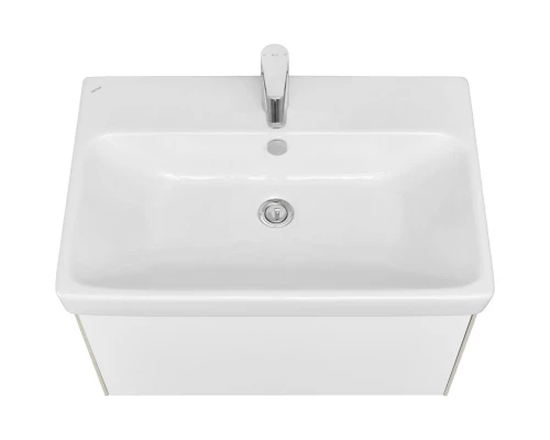 Тумба белый глянец/ясень шимо 68,2 см Акватон Асти 1A263001AXD70