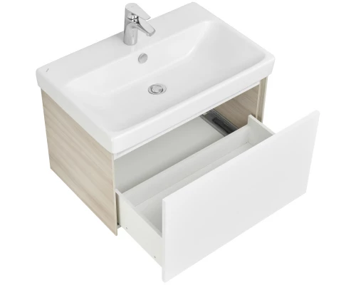 Тумба белый глянец/ясень шимо 68,2 см Акватон Асти 1A263001AXD70