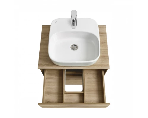 Тумба ЛИБЕРТИ 60, 2 ящ., подвесная, дуб эльвезия (под раковину ЭЛИНА 60, MILA 35, MILA 40, ОДРИ 42)