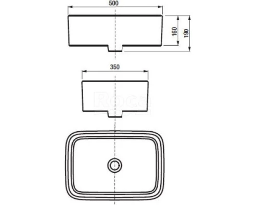 Тумба с раковиной светло-серый/белый матовый 60 см Акватон Марбл 1A2761K1MH4C0