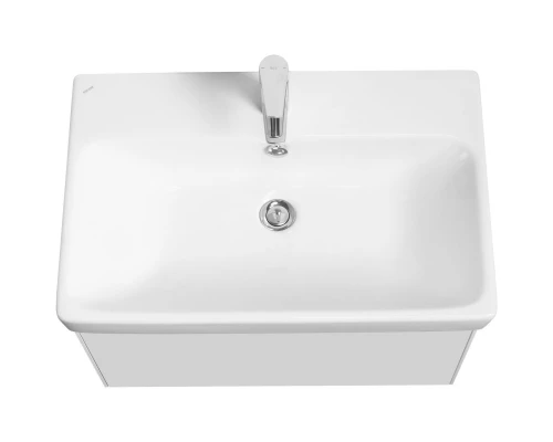 Тумба с раковиной белый глянец/белый матовый 70,5 см Акватон Асти 1A2630K0AX2B0