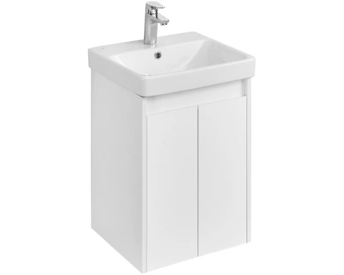 Тумба белый глянец/белый матовый 38 см Акватон Сканди Doors 1A278701SD010