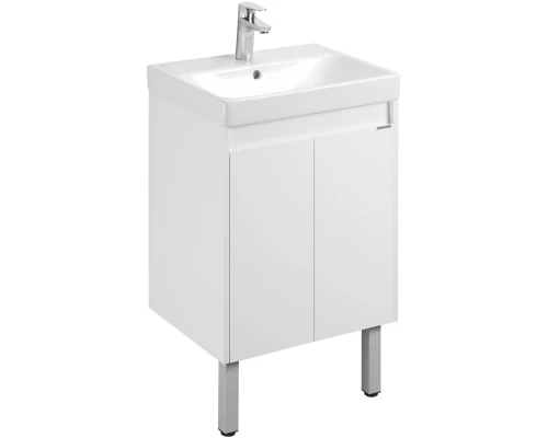 Тумба белый глянец/белый матовый 48 см Акватон Сканди Doors 1A278801SD010