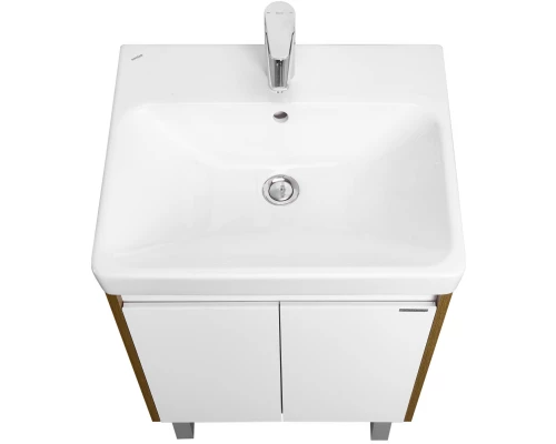 Тумба белый глянец/дуб рустикальный 48 см Акватон Сканди Doors 1A278801SDZ90