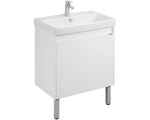 Тумба белый глянец/белый матовый 63 см Акватон Сканди Doors 1A278901SD010