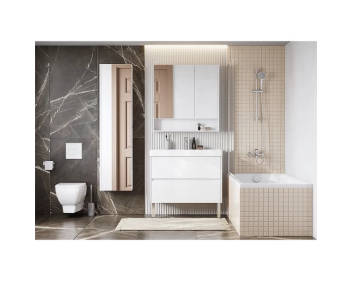 Пенал подвесной белый матовый L/R Акватон Сканди 1A253403SD010