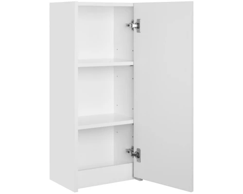 Шкаф одностворчатый 35x70 белый глянец/белый матовый L/R Акватон Сканди 1A255003SD010