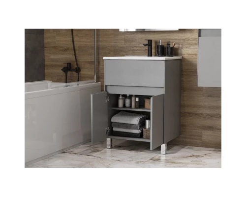 Тумба туманный серый 58,4 см Акватон Форест 1A278201FR4D0