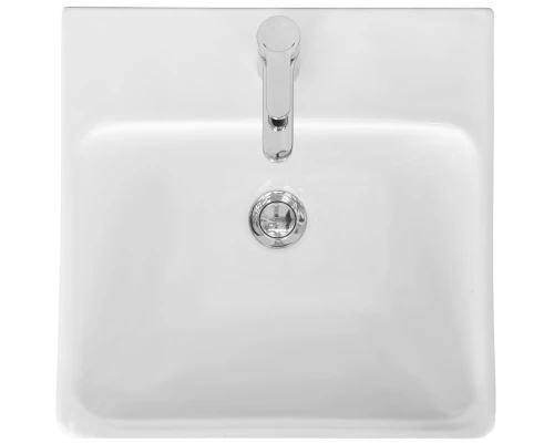 Тумба с раковиной белый глянец/дуб верона 45 см Акватон Сканди Doors 1A2787K0SDB20