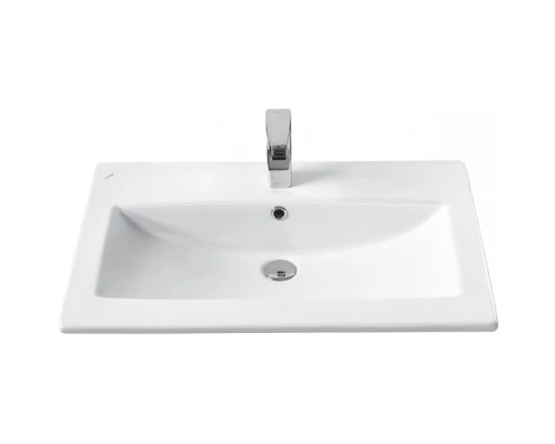 Тумба с раковиной туманный серый 75 см Акватон Форест 1A2783K0FR4D0