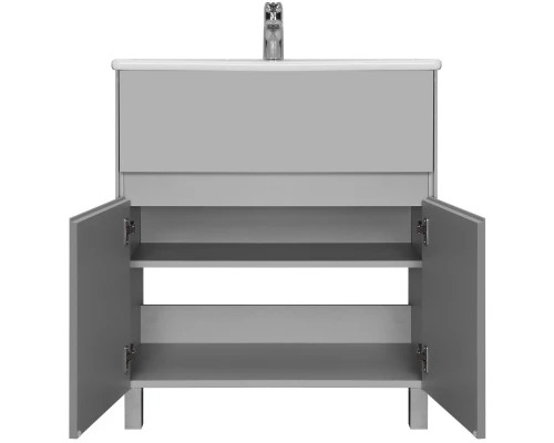 Тумба с раковиной туманный серый 75 см Акватон Форест 1A2783K0FR4D0