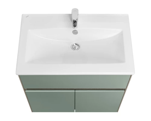 Тумба с раковиной дуб рошелье/сумеречный голубой 75 см Акватон Форест 1A2783K0FR9C0