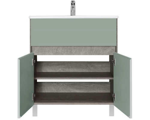 Тумба с раковиной дуб рошелье/сумеречный голубой 75 см Акватон Форест 1A2783K0FR9C0